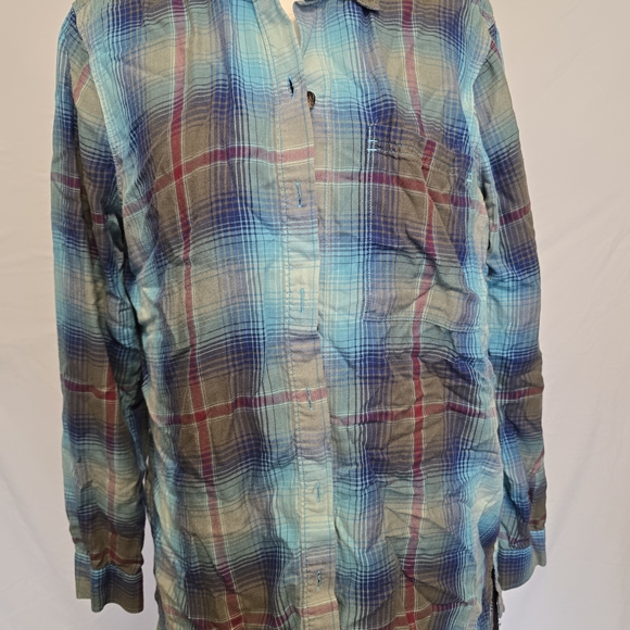 Eddie Bauer Women's Plaid Shirt - Picture 1 of 5
